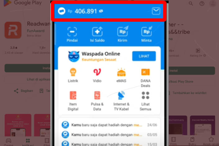 Aplikasi Penghasil Uang Asli Bisa ke DANA Terbaik 2024