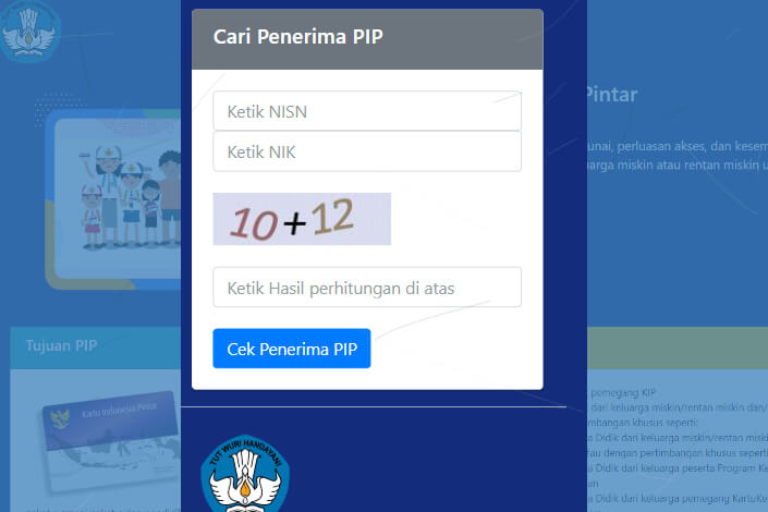 Cek PIP Lewat HP 2024 Online dengan NIK