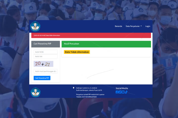 Perubahan Situs Pengecekan Penerima PIP 2025