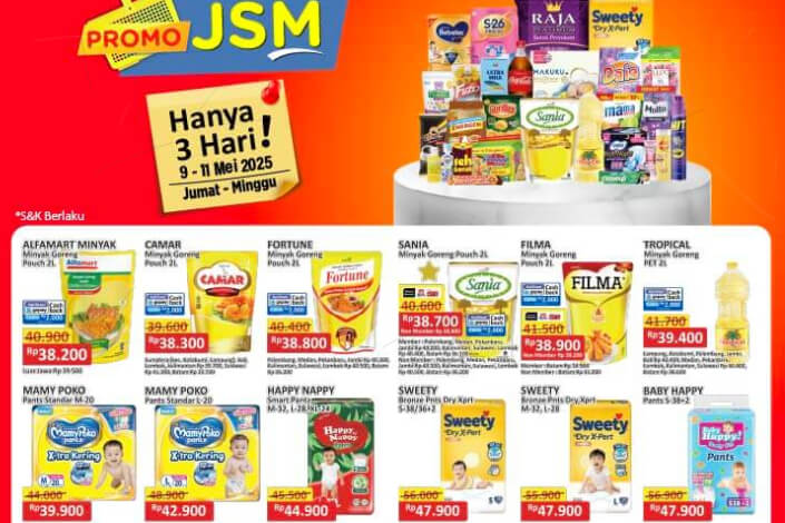 Promo JSM Alfamart 10-11 Mei 2025