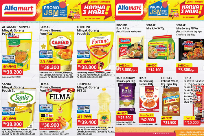 Promo JSM Alfamart 2-4 Mei 2025