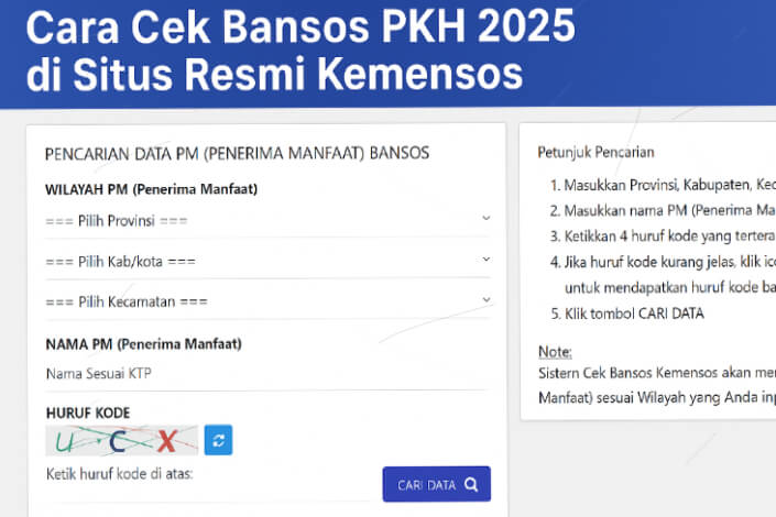 Cara Cek Bansos PKH Juni 2025