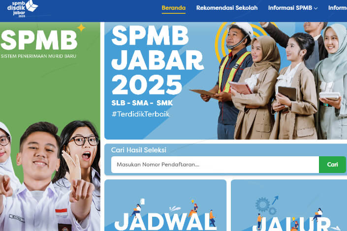 Hasil Seleksi SPMB Jabar 2025