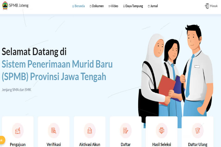 Hasil Seleksi SPMB Jateng 2025