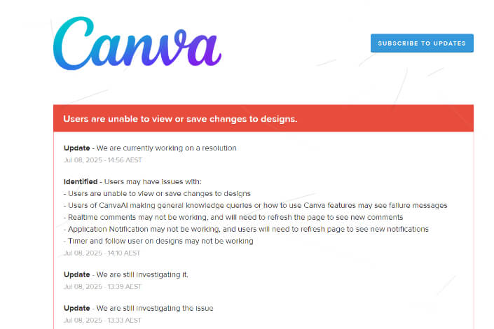 Canva Down