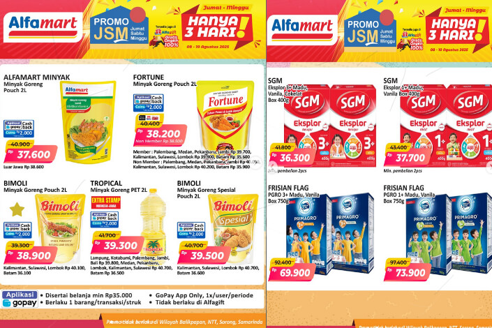 Promo JSM Alfamart 8–10 Agustus 2025
