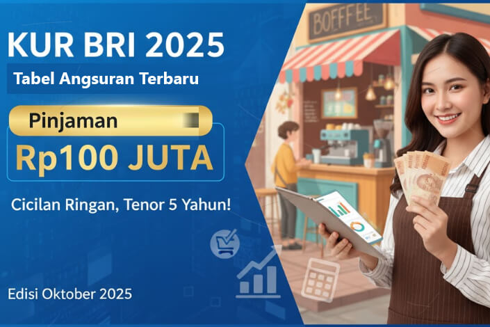 Tabel Angsuran KUR BRI 2025 Bulan Oktober