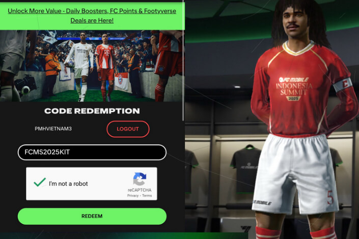 Kode Redeem FC Mobile 9 November 2025